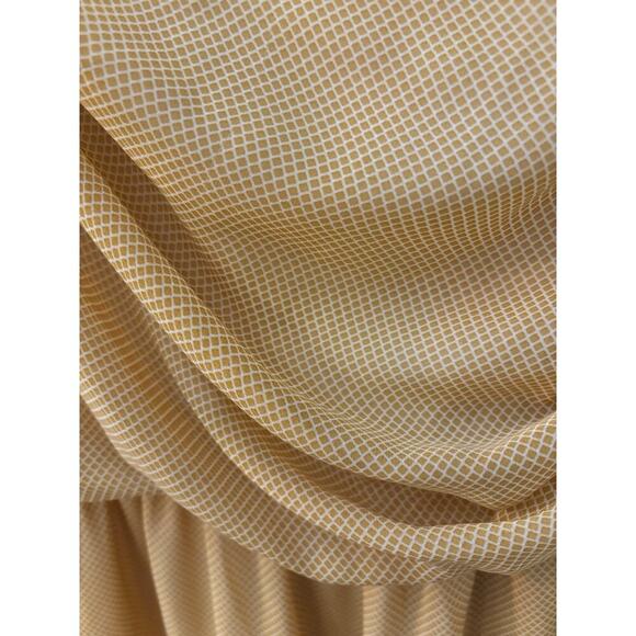 Judith March Dress Yellow Gold One Shoulder XS - Picture 4 of 7